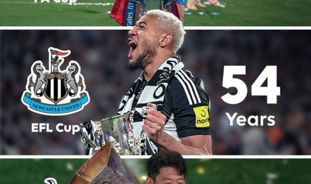 破荒之年！英超官推晒海报，祝贺纽卡、水晶宫和热刺终结冠军荒