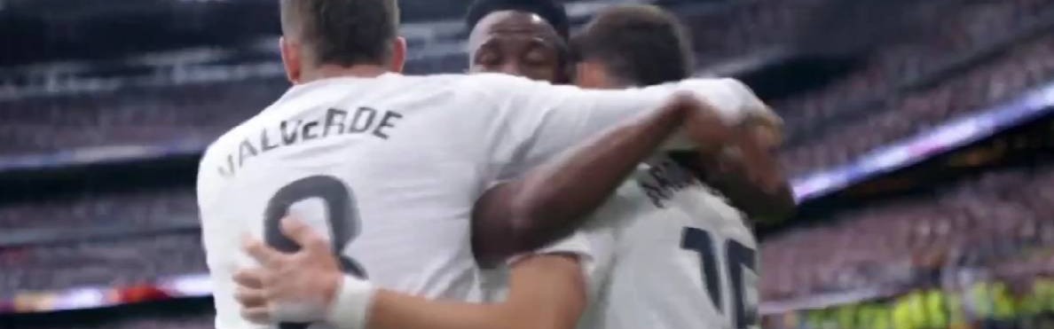 2-0！西甲第7被皇马打懵，6分钟2脚远射，居莱尔+姆巴佩技惊四座